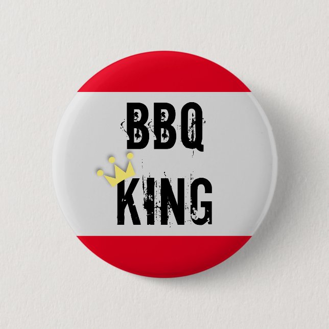 Bóton Redondo 5.08cm CHURRASCO King (Frente)