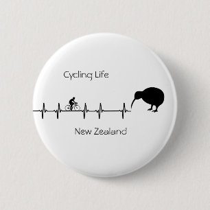 Bóton Redondo 5.08cm Ciclismo, personalizável na Nova Zelândia