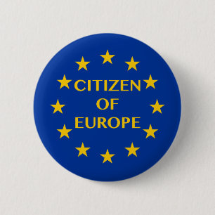 Bóton Redondo 5.08cm Cidadão de Europa