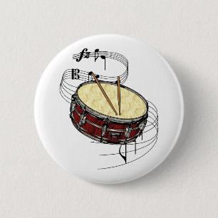 Bóton Redondo 5.08cm Cilindro de Snare