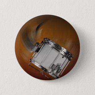 Bóton Redondo 5.08cm Cilindro de Snare de marcha no ouro