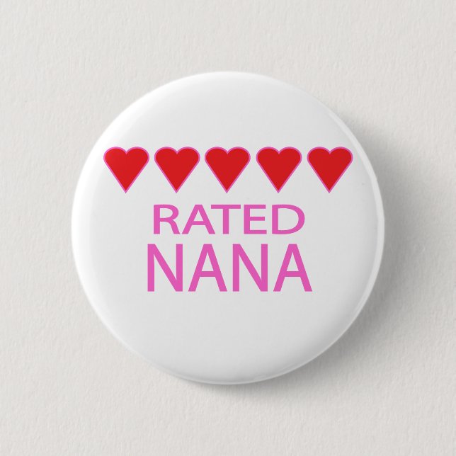 Bóton Redondo 5.08cm Cinco Heart Nana (Frente)