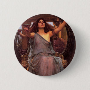 Bóton Redondo 5.08cm "Circe Oferecendo a Taça a Ulisses"