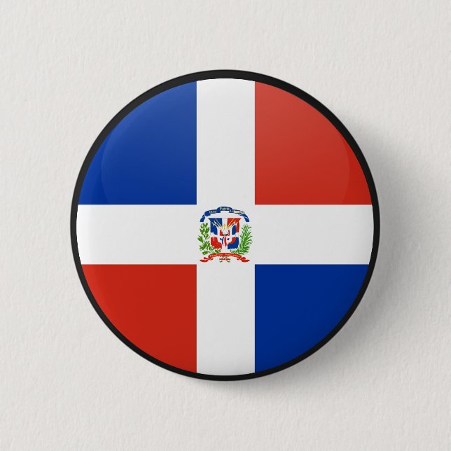 Bóton Redondo 5.08cm Círculo da bandeira da qualidade da República (Frente)