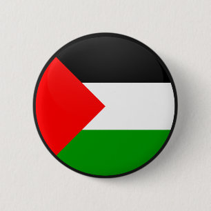 Bóton Redondo 5.08cm Círculo da bandeira da qualidade de Palestina