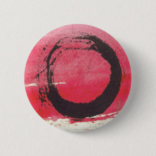 Bóton Redondo 5.08cm Círculo magenta do zen