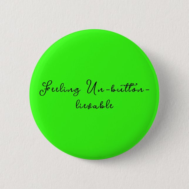 Bóton Redondo 5.08cm Círculo Personalizado Verde Neon Tendência  (Frente)