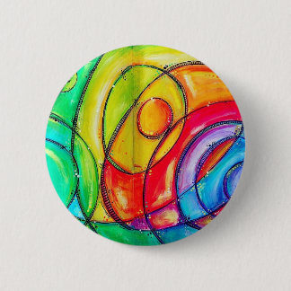 Bóton Redondo 5.08cm Círculos abstratos