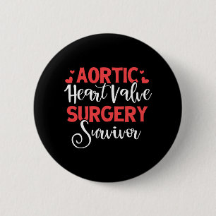 Bóton Redondo 5.08cm Cirurgia Cardíaca Aórtica Sobrevivência Doença Car