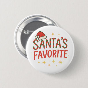 Bóton Redondo 5.08cm Citação engraçada O humor de Natal favorito do Pap