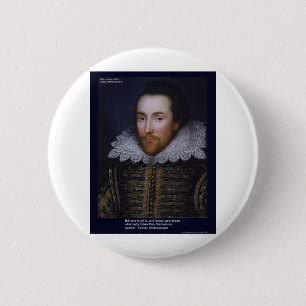 Bóton Redondo 5.08cm Citações de Shakespeare Amor/Cegos em Cartões de P
