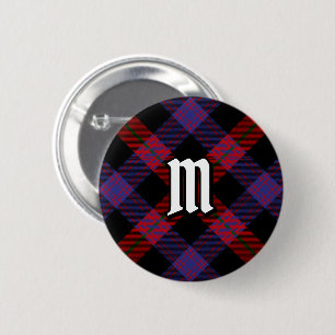 Bóton Redondo 5.08cm Clan Brown Tartan