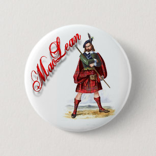 Bóton Redondo 5.08cm Clan MacLean Scottish Dream Button