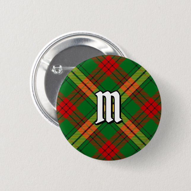 Bóton Redondo 5.08cm Clan MacMillan Tartan (Frente & Verso)