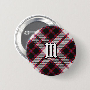 Bóton Redondo 5.08cm Clan MacPherson caçando o botão Tartan