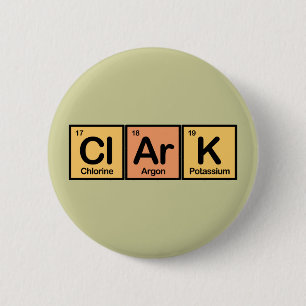 Bóton Redondo 5.08cm Clark fez dos elementos