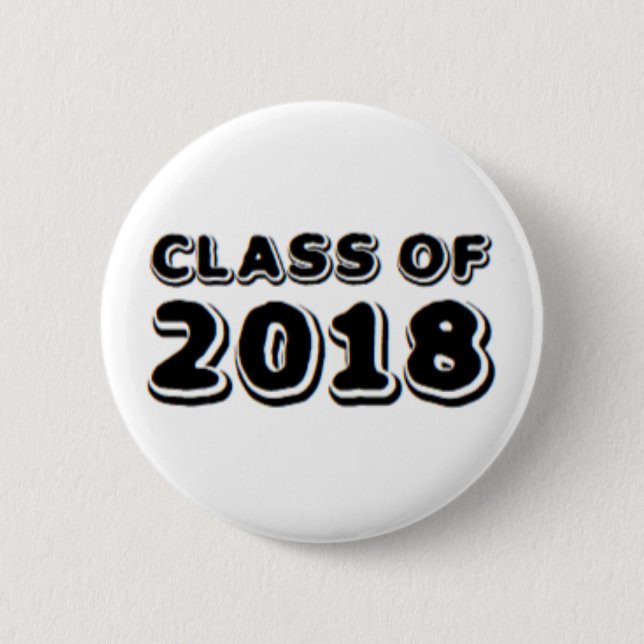 Bóton Redondo 5.08cm classe de 2018 (Frente)