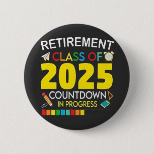 Bóton Redondo 5.08cm Classe de Baixa de 2025 Contagem em Andamento