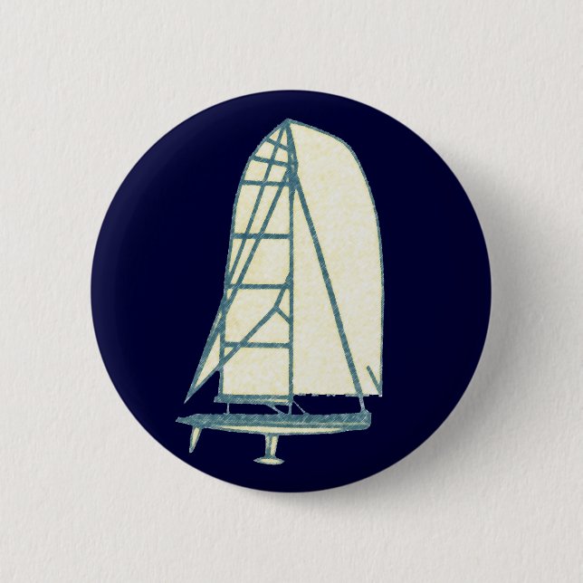 Bóton Redondo 5.08cm classe laser de iate (Frente)