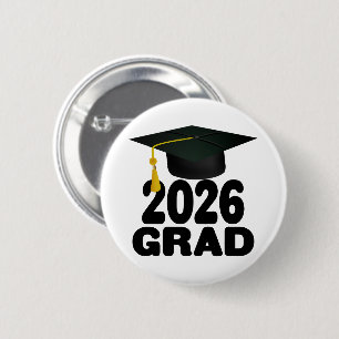 Bóton Redondo 5.08cm Classe Negrito de Graduação 2026