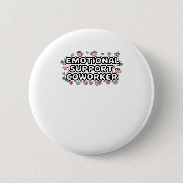 Bóton Redondo 5.08cm Clássico V2 Clássico de Colaboração de Ajuda Emoci (Frente)
