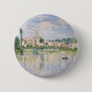 Bóton Redondo 5.08cm Claude Monet V�theuil no verão