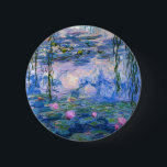 Bóton Redondo 5.08cm Claude Monet Water Lillies 1919<br><div class="desc">Título: Aglomerado de Água: Claude Monet Ano: 1919</div>