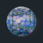 Bóton Redondo 5.08cm Claude Monet Water Lillies 1919<br><div class="desc">Título: Aglomerado de Água: Claude Monet Ano: 1919</div>