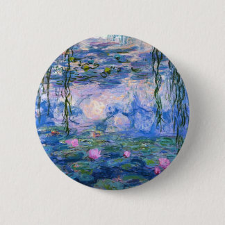 Bóton Redondo 5.08cm Claude Monet Water Lillies 1919