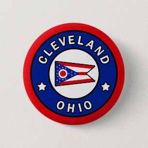 Bóton Redondo 5.08cm Cleveland Ohio