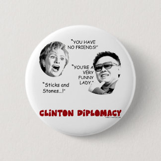 Bóton Redondo 5.08cm clintondiplomacy2