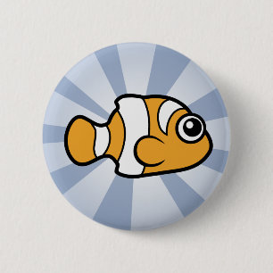 Bóton Redondo 5.08cm Clownfish bonito