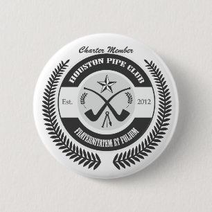 Bóton Redondo 5.08cm Clube da tubulação de Houston