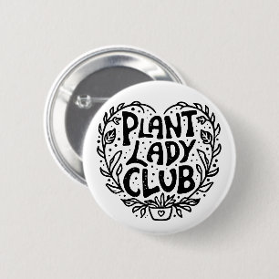 Bóton Redondo 5.08cm Clube de dama das plantas