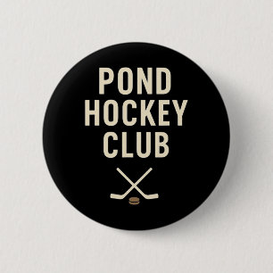 Bóton Redondo 5.08cm Clube de Hockey de Lagoa Cruzados Paus de Inverno 