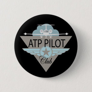 Bóton Redondo 5.08cm Clube piloto do ATF