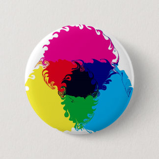 Bóton Redondo 5.08cm CMYK psicadélico