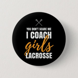 Bóton Redondo 5.08cm Coach Girls Lacrosse Coach Lacrosse Girl Cota