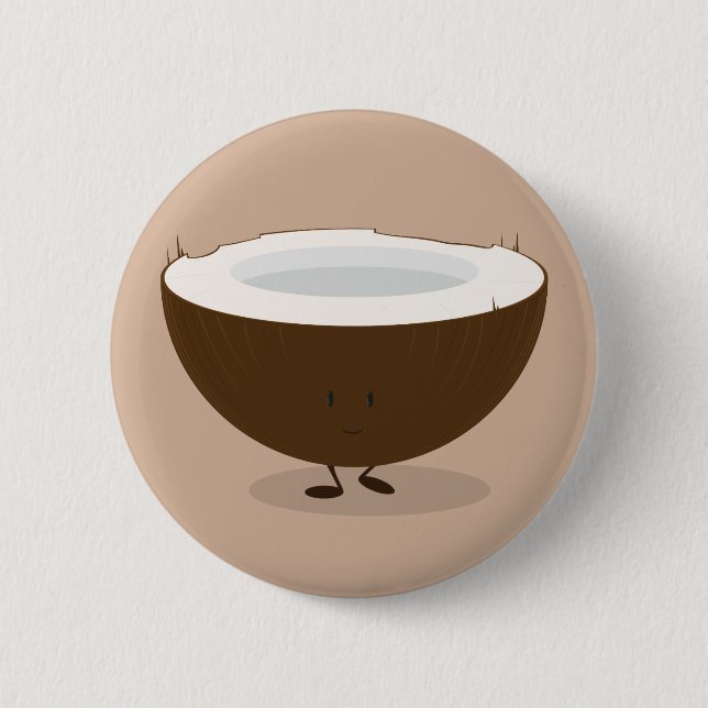 Bóton Redondo 5.08cm Coco sorridente (Frente)