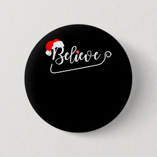 Bóton Redondo 5.08cm Coelhinho Com O Natal Do Coelho Do Xmas