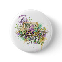 Colagem Splatter Mardi Gras