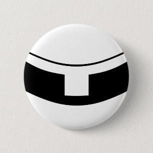 Bóton Redondo 5.08cm Colarinho do Padre Católico Romano