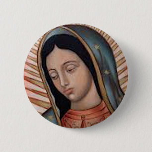 BÓTON REDONDO 5.08CM COLEÇÃO DE VIRGEN DE GUADALUPE