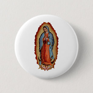 BÓTON REDONDO 5.08CM COLEÇÃO DE VIRGEN DE GUADALUPE
