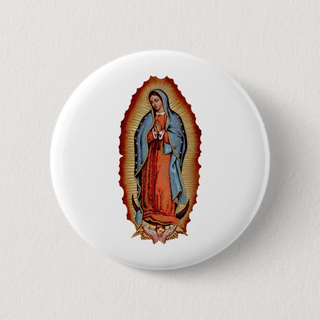 BÓTON REDONDO 5.08CM COLECÇÃO VIRGEN DE GUADALUPE (Frente)