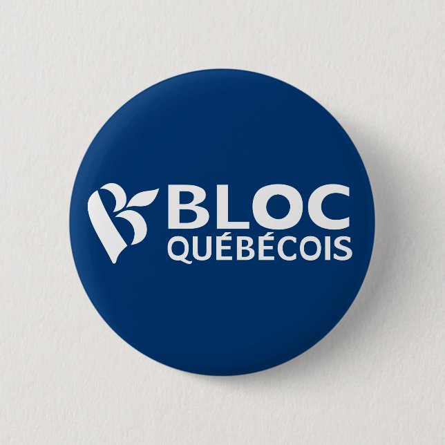 Bóton Redondo 5.08cm Coligação política Québécois (Frente)