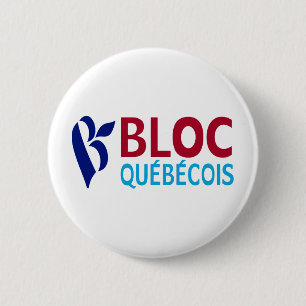 Bóton Redondo 5.08cm Coligação política Quebecois