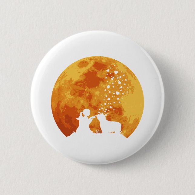 Bóton Redondo 5.08cm Collie farpado (Frente)