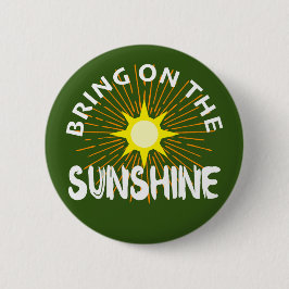 Bóton Redondo 5.08cm Colocar O Design Sunshine - Botão Redondo