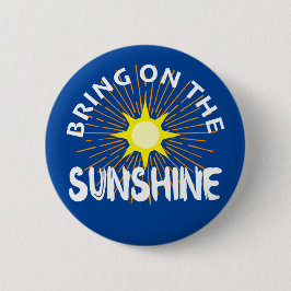 Bóton Redondo 5.08cm Colocar O Design Sunshine - Botão Redondo